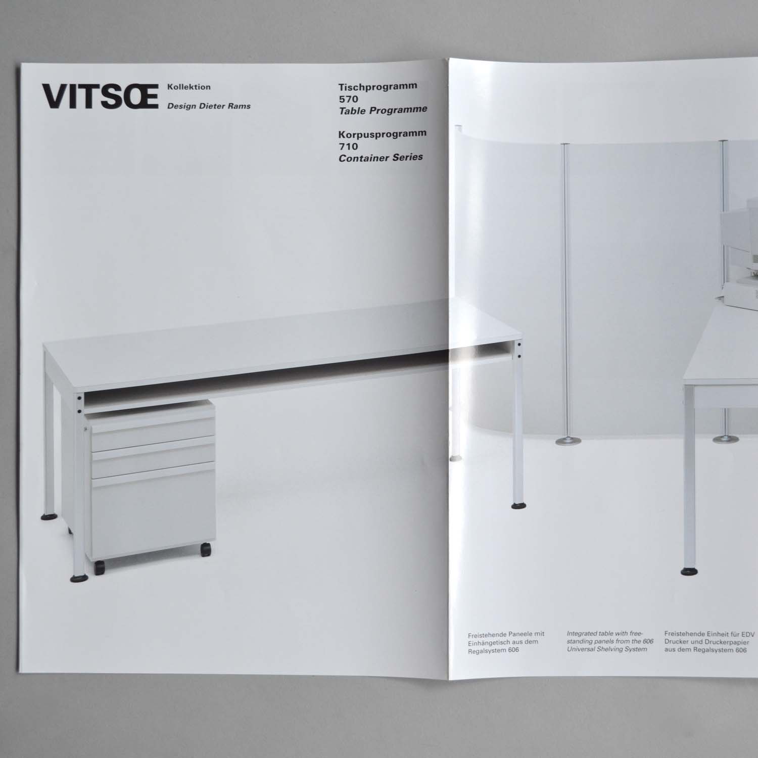dasprogramm shop Vitsoe brochure ca 1990